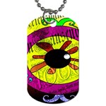 Abstract Dog Tag (One Sided) Front