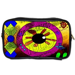 Abstract Travel Toiletry Bag (one Side) by Siebenhuehner