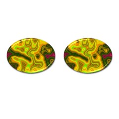 Abstract Cufflinks (oval) by Siebenhuehner