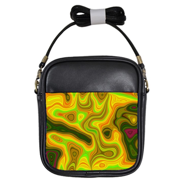 Abstract Girl s Sling Bag