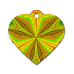 Abstract Dog Tag Heart (two Sided) by Siebenhuehner