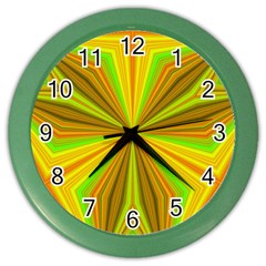 Abstract Wall Clock (color) by Siebenhuehner