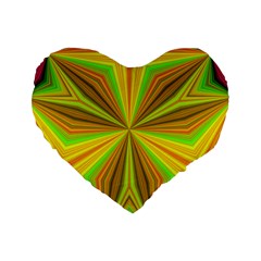 Abstract 16  Premium Heart Shape Cushion 