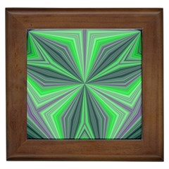 Abstract Framed Ceramic Tile by Siebenhuehner