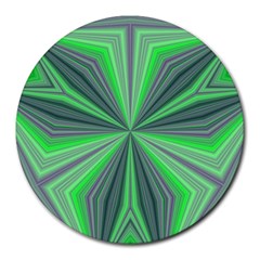 Abstract 8  Mouse Pad (round) by Siebenhuehner