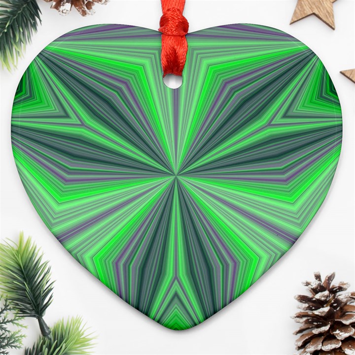 Abstract Heart Ornament