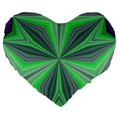 Abstract 19  Premium Heart Shape Cushion by Siebenhuehner