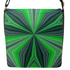 Abstract Flap Closure Messenger Bag (small)