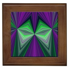 Abstract Framed Ceramic Tile by Siebenhuehner