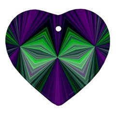 Abstract Heart Ornament