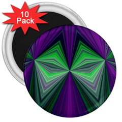 Abstract 3  Button Magnet (10 Pack) by Siebenhuehner