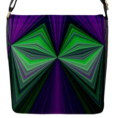 Abstract Flap Closure Messenger Bag (small) by Siebenhuehner