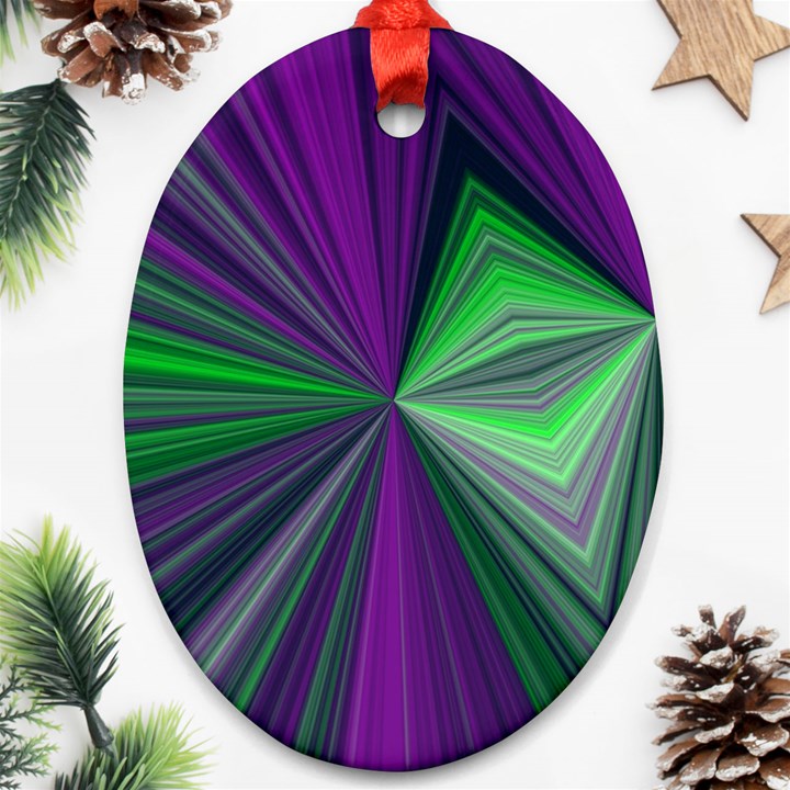 Abstract Oval Ornament