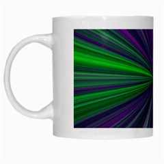 Abstract White Coffee Mug by Siebenhuehner