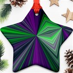 Abstract Star Ornament (Two Sides) Back