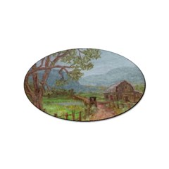  amish Buggy Going Home  By Ave Hurley Of Artrevu   Sticker (oval) by ArtRave2