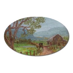  amish Buggy Going Home  By Ave Hurley Of Artrevu   Magnet (oval) by ArtRave2