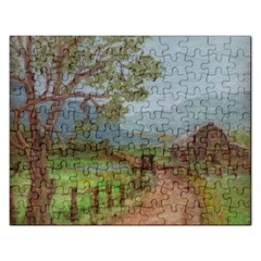  amish Buggy Going Home  By Ave Hurley Of Artrevu   Jigsaw Puzzle (rectangular) by ArtRave2