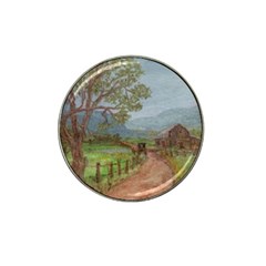  amish Buggy Going Home  By Ave Hurley Of Artrevu   Hat Clip Ball Marker by ArtRave2