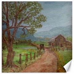  amish Buggy Going Home  By Ave Hurley Of Artrevu   Canvas 12  X 12  by ArtRave2