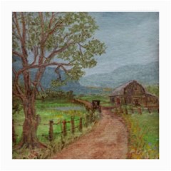  amish Buggy Going Home  By Ave Hurley Of Artrevu   Medium Glasses Cloth (2 Sides) by ArtRave2