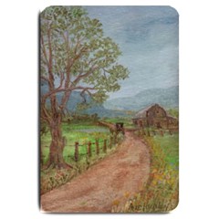  amish Buggy Going Home  By Ave Hurley Of Artrevu   Large Doormat