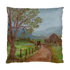  amish Buggy Going Home  By Ave Hurley Of Artrevu   Standard Cushion Case (two Sides)