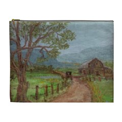  amish Buggy Going Home  By Ave Hurley Of Artrevu   Cosmetic Bag (xl)