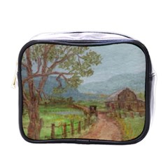  amish Buggy Going Home  By Ave Hurley Of Artrevu   Mini Toiletries Bag (one Side) by ArtRave2