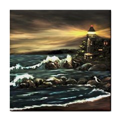  bridget s Lighthouse   By Ave Hurley Of Artrevu   Tile Coaster by ArtRave2