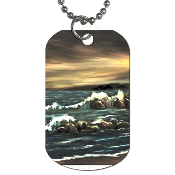  Bridget s Lighthouse   by Ave Hurley of ArtRevu ~ Dog Tag (Two Sides)