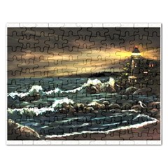  bridget s Lighthouse   By Ave Hurley Of Artrevu   Jigsaw Puzzle (rectangular) by ArtRave2