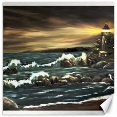  bridget s Lighthouse   By Ave Hurley Of Artrevu   Canvas 12  X 12  by ArtRave2