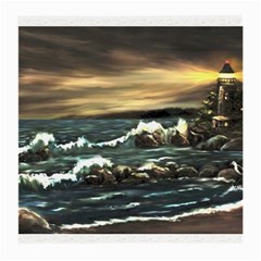  bridget s Lighthouse   By Ave Hurley Of Artrevu   Medium Glasses Cloth (2 Sides) by ArtRave2