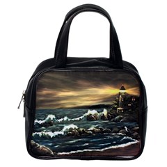  bridget s Lighthouse   By Ave Hurley Of Artrevu   Classic Handbag (one Side) by ArtRave2