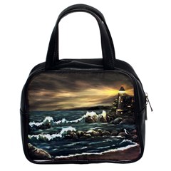  bridget s Lighthouse   By Ave Hurley Of Artrevu   Classic Handbag (two Sides) by ArtRave2