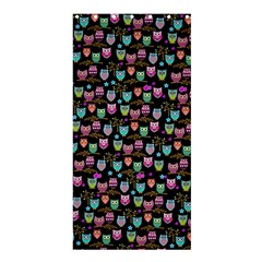 Happy Owls Shower Curtain 36  X 72  (stall)