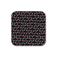 Happy Owls Drink Coasters 4 Pack (square) by Ancello