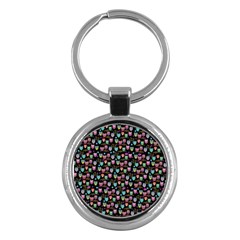 Happy Owls Key Chain (round)