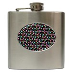 Happy Owls Hip Flask Front