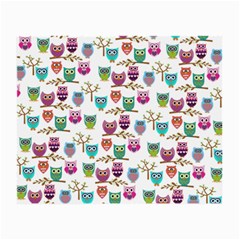 Happy Owls Glasses Cloth (small) by Ancello