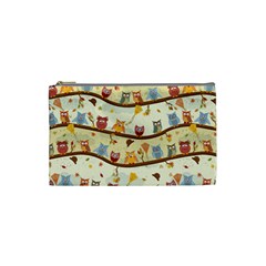 Autumn Owls Cosmetic Bag (small)