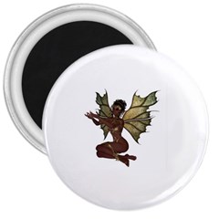 Faerie Nymph Fairy With Outreaching Hands 3  Button Magnet by goldenjackal