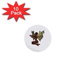 Faerie Nymph Fairy with outreaching hands 1  Mini Button (10 pack) Front