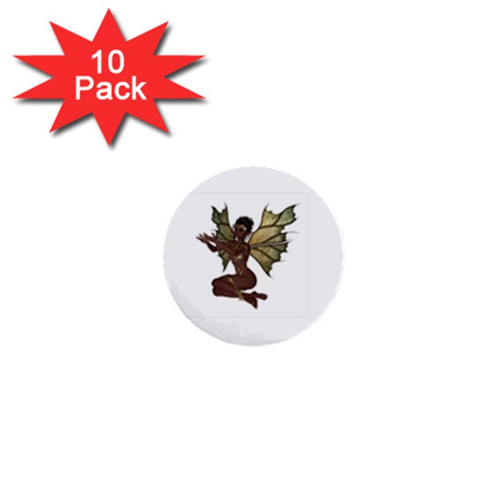 Faerie Nymph Fairy with outreaching hands 1  Mini Button (10 pack)