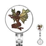 Faerie Nymph Fairy with outreaching hands Stainless Steel Nurses Watch Front