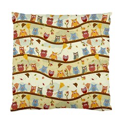 Autumn Owls Cushion Case (single Sided) 