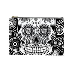 Skull Cosmetic Bag (large) by Ancello