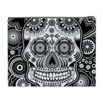 skull Cosmetic Bag (XL) Back