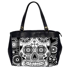 Skull Oversize Office Handbag (two Sides) by Ancello